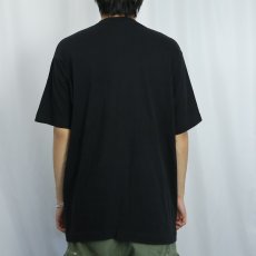 画像3: 90's HONORS USA製 無地ポケットTシャツ BLACK L (3)