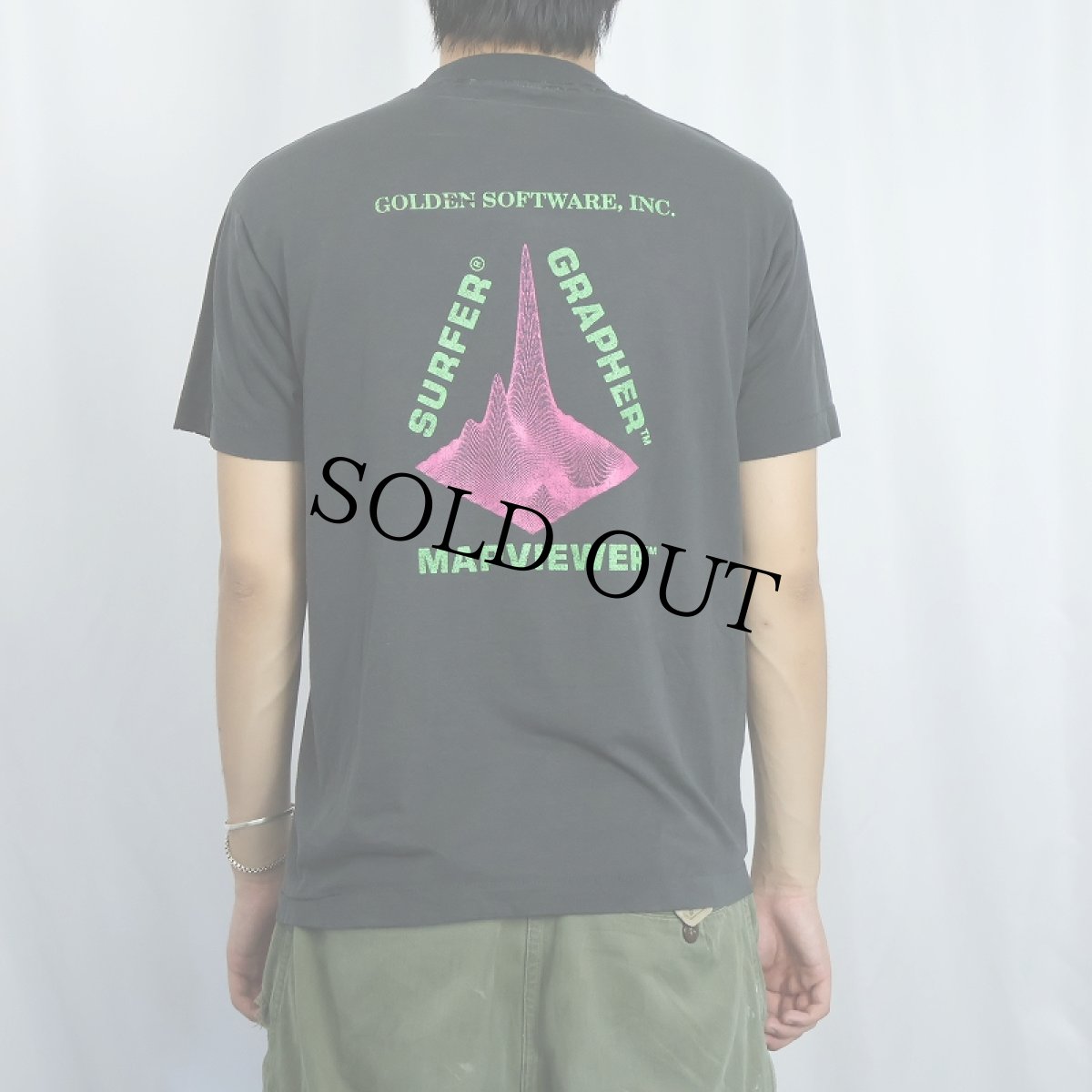 画像4: 80's GOLDEN SOFTWARE,INC. USA製 "POWERFUL FLEXIBLW EASY" テック企業プリントTシャツ BLACK L (4)