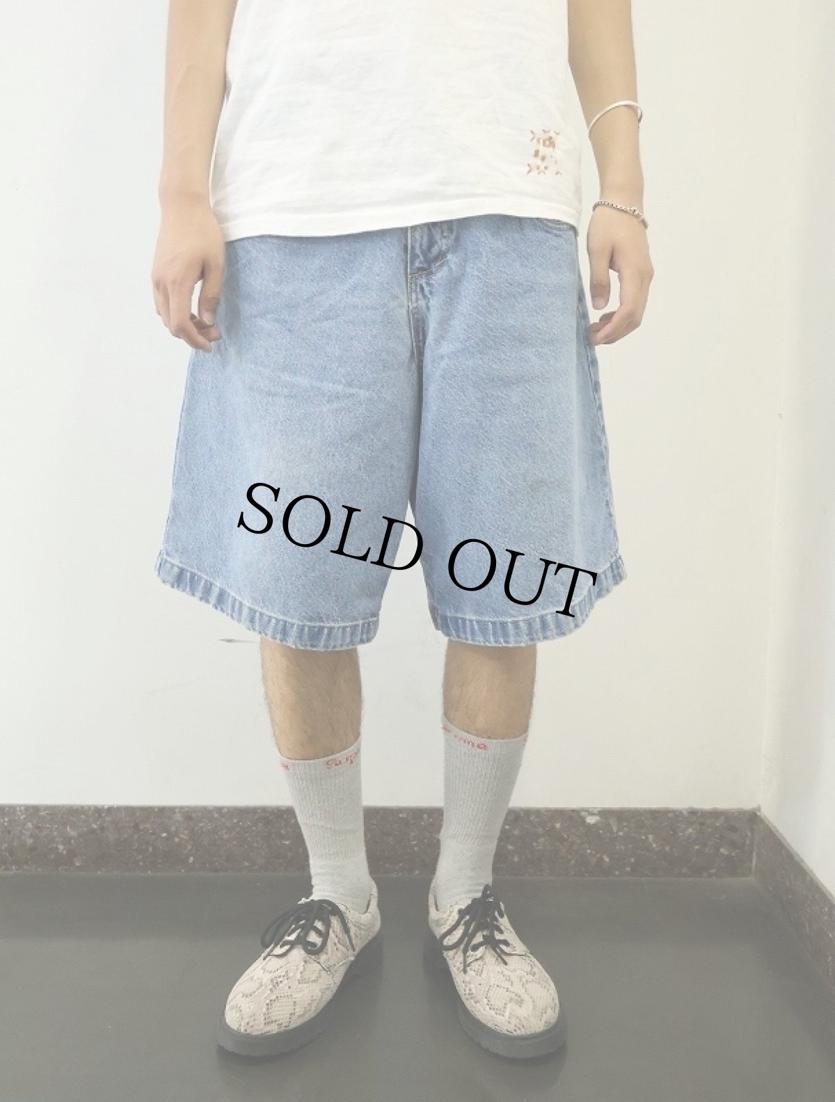 画像3: 90's Karl Kani-Jeans USA製 デニムショーツ W33 (3)