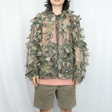画像2: MOSSY OAK BREAK-UP リアルツリーカモ柄 3Dギリージップパーカー (2)