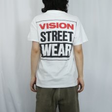 画像3: 90's VISION STREET WEAR USA製 ロゴプリントTシャツ L (3)