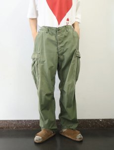画像3: 60's U.S.ARMY コットンポプリン ジャングルファティーグパンツ 3rd LARGE REGULAR  (3)