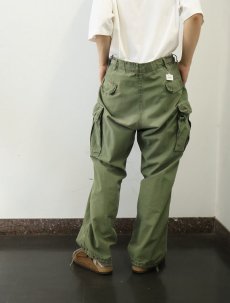 画像4: 60's U.S.ARMY コットンポプリン ジャングルファティーグパンツ 3rd LARGE REGULAR  (4)