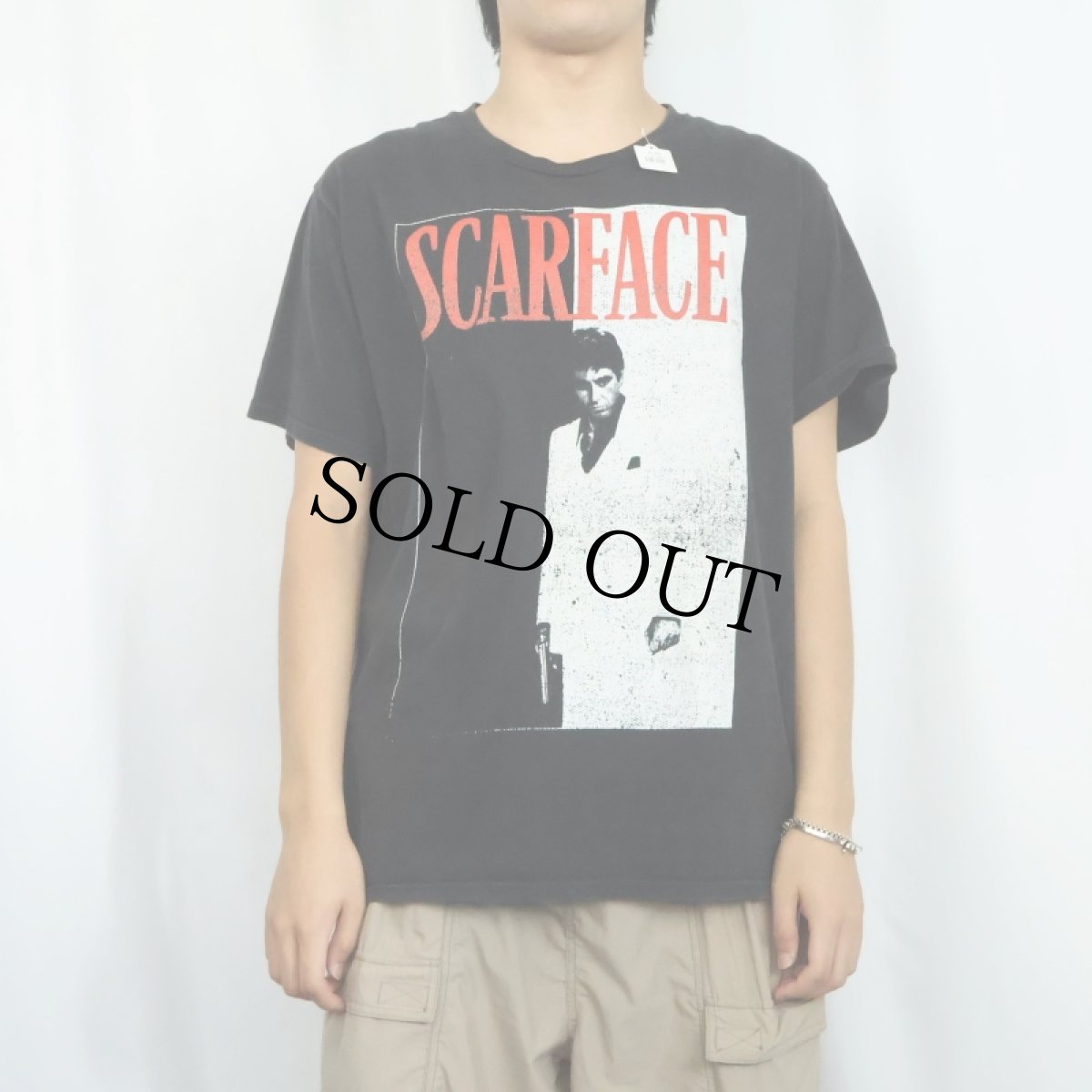 画像2: Scarface 映画プリントTシャツ BLACK L (2)