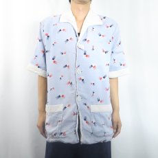 画像2: 60〜70's 総柄 ビーチシャツ XL (2)