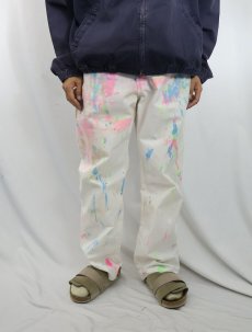 画像3: Dickies ペンキペイント ペインターパンツ W35 (3)