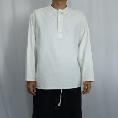 画像2: 80's ロシア軍 ヘンリーネック スリーピングシャツ  (2)