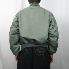 画像4: 70's U.S.AIRFORCE L-2B パッチ付き フライトジャケット MEDIUM (4)