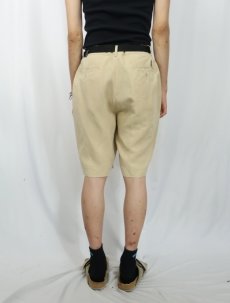 画像3: POLO Ralph Lauren ノータック シルク×リネン ショーツ W34 (3)