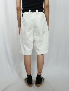 画像3: POLO Ralph Lauren パッチ付き サイドライン コットンショーツ W35 (3)