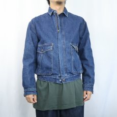 画像2: 90's Levi's 75069 "A-2 TYPE" デニムジャケット S (2)