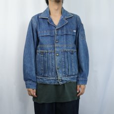 画像2: 70's Lee チェック柄ライナー デニムジャケット  (2)