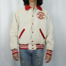 画像3: 60's College Bowl, Inc. "3rd District B.A.C." 中綿入り コーデュロイスタジャン  (3)