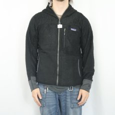 画像3: 90's Patagonia Rシリーズ R3 リバーシブルフーディ BLACK (3)