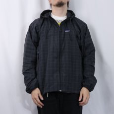 画像2: 2012SS Patagonia チェック柄 ファーストサンジャケット L (2)