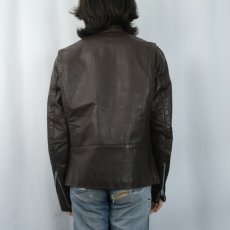 画像3: 60's Brooks Leather Sportswear シングルライダースジャケット  (3)