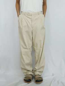 画像2: 90's Brooks Brothers ITALY製 2タックコットンスラックス W30 (2)