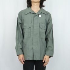 画像2: 50's U.S.AIR FORCE ユーティリティシャツ  SIZE16×32  (2)