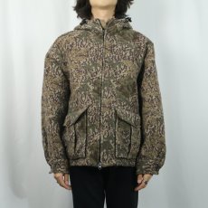 画像2: Woolrich リアルツリーカモ柄 ウールジップパーカー XL (2)