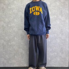 画像2: 90's Champion REVERSE WEAVE USA製 "IOWA" カレッジプリント スウェット XXL (2)