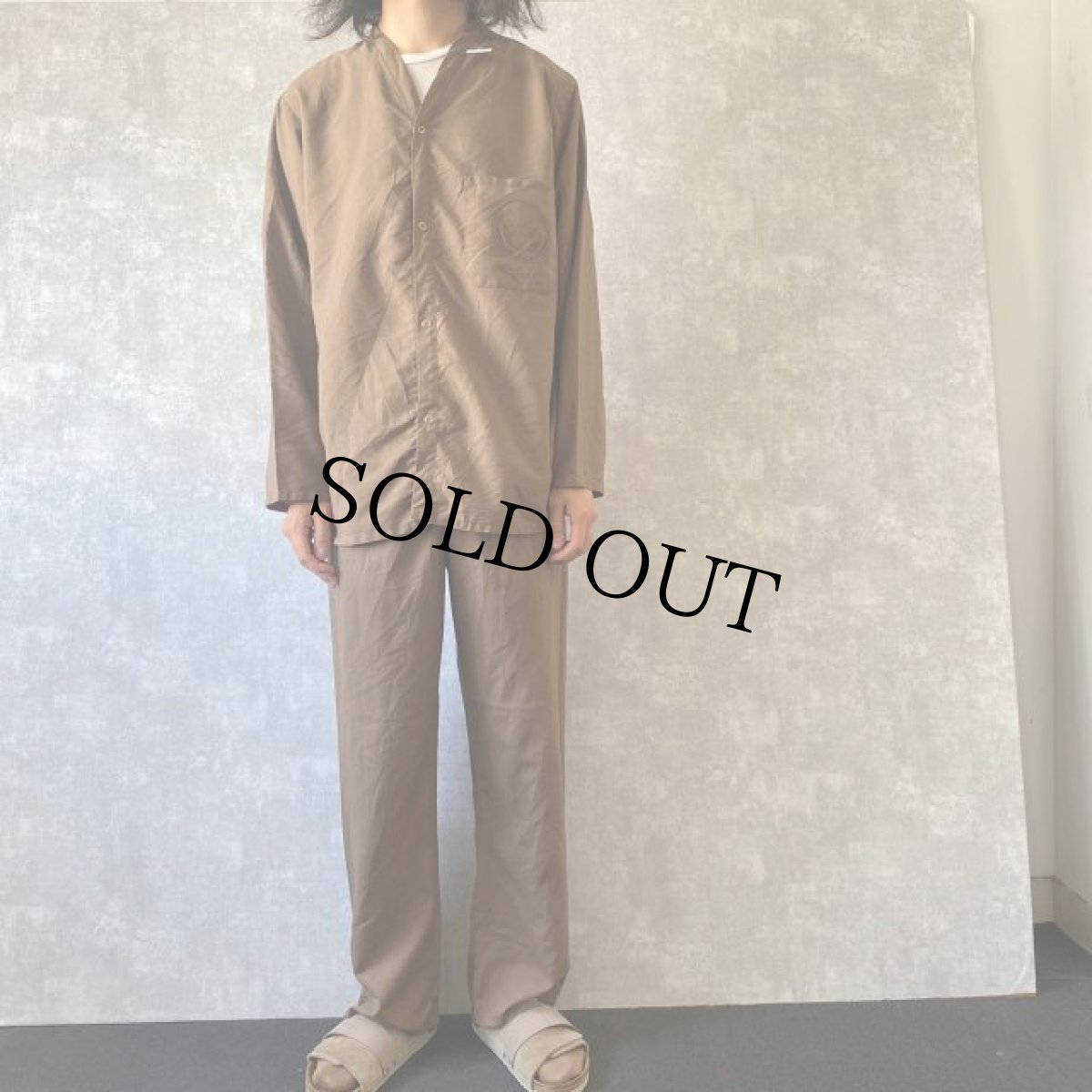 画像2: U.S.VA 退役軍人省 スリーピングシャツ＆パンツ SETUP (2)