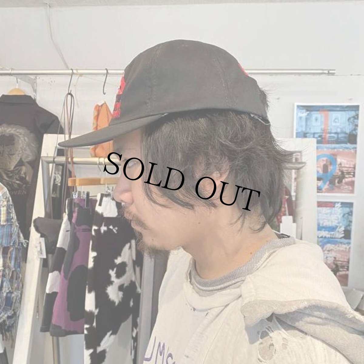 画像3: 90's  Budweiser × Rocky Horror Picture Show USA製 ロゴ刺繍キャップ (3)