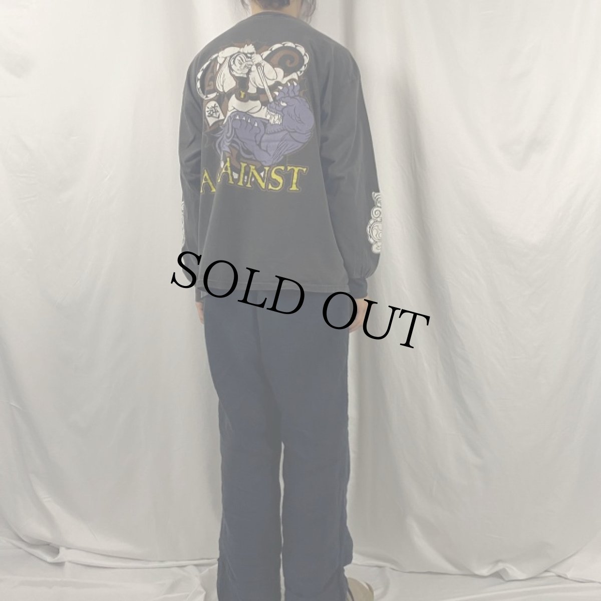 画像4: 90's SEPULTURA  "AGAINST" ヘヴィメタルバンドロンT XL (4)