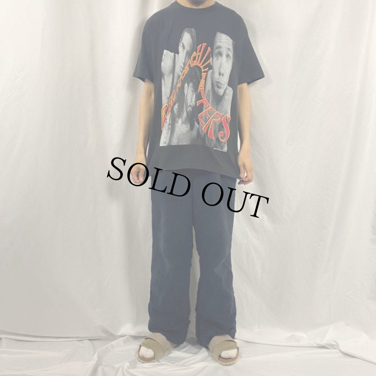 画像2: 90's USA製 Red Hot Chili Peppers フォトプリントTシャツ XL (2)