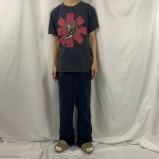 画像2: 90's Red Hot Chili Peppers "WORLD TOUR 1996" サークルロゴプリントTシャツ L (2)