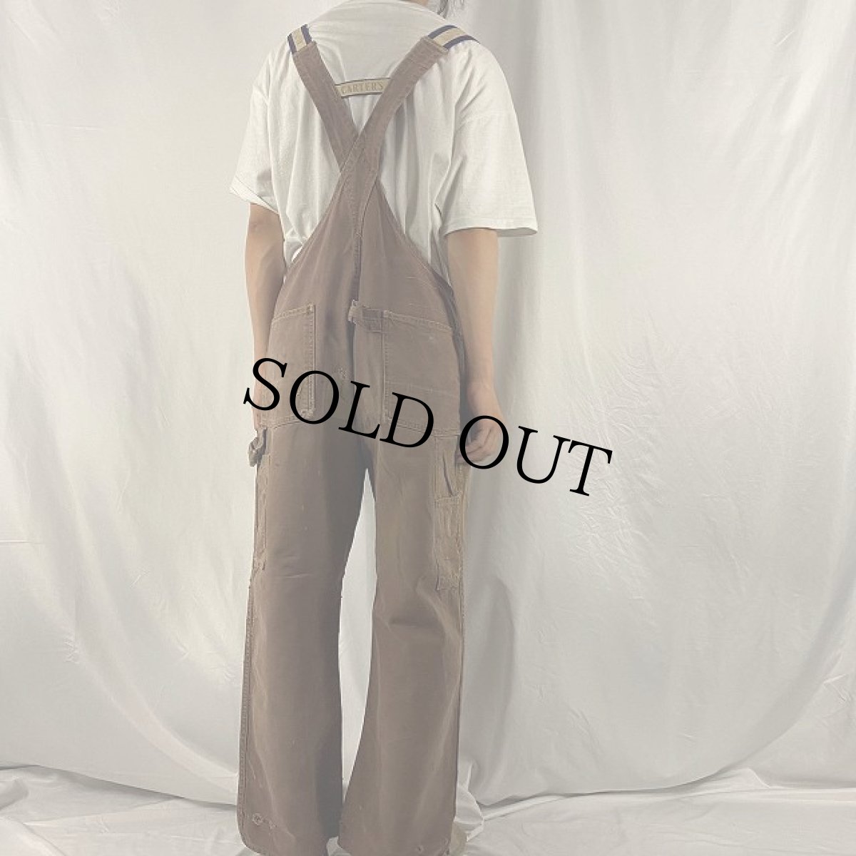 画像4: 50's CARTER'S Brown Duck ダブルニーオーバーオール (4)