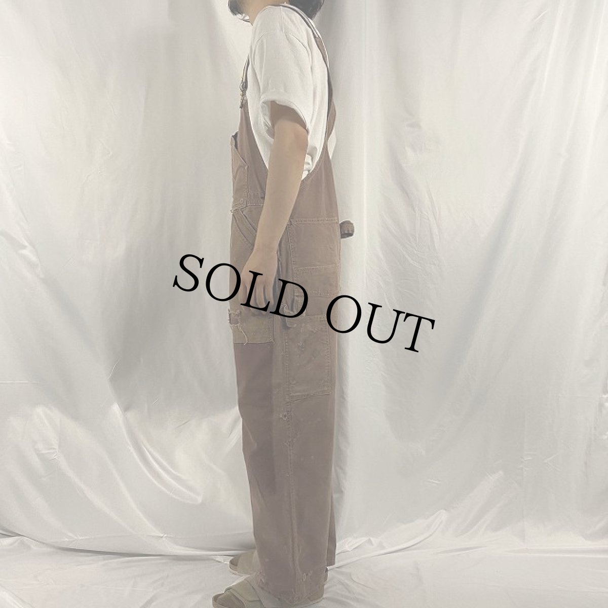 画像3: 50's CARTER'S Brown Duck ダブルニーオーバーオール (3)