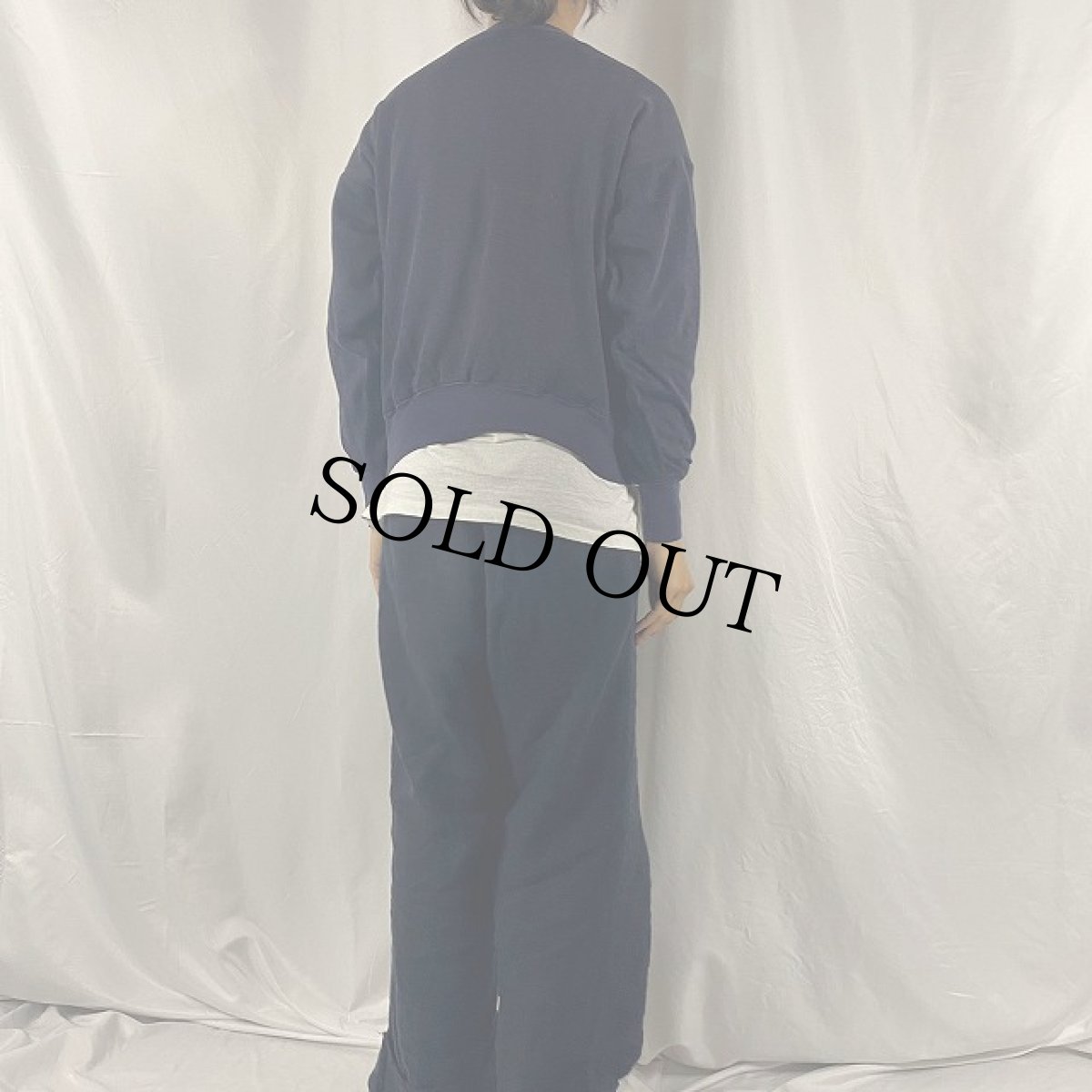 画像4: 50's Champion プリティランタグ "FRANKLIN MARSHALL Swimming" ダブルフェイスレーヨンスウェット L (4)