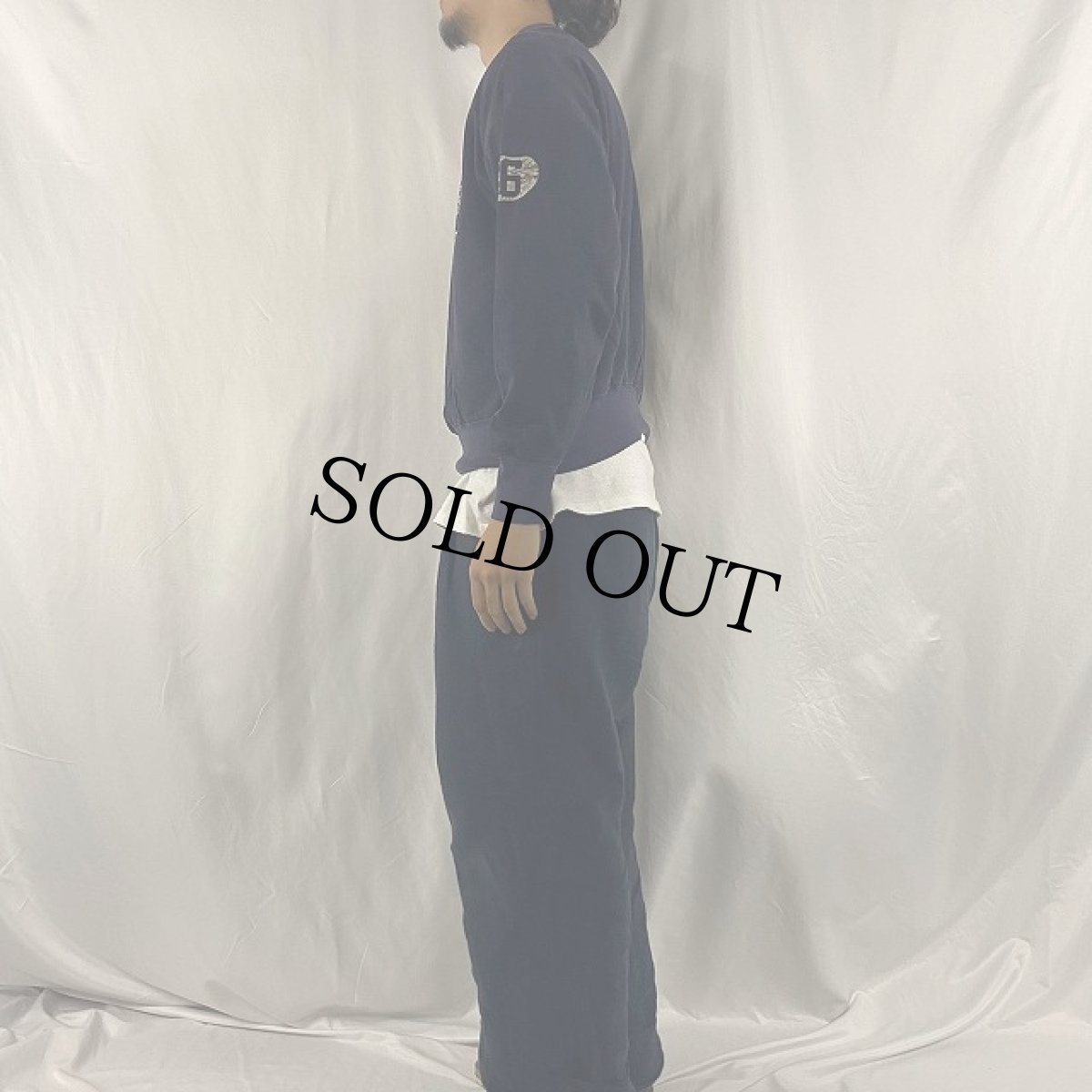 画像3: 50's Champion プリティランタグ "FRANKLIN MARSHALL Swimming" ダブルフェイスレーヨンスウェット L (3)