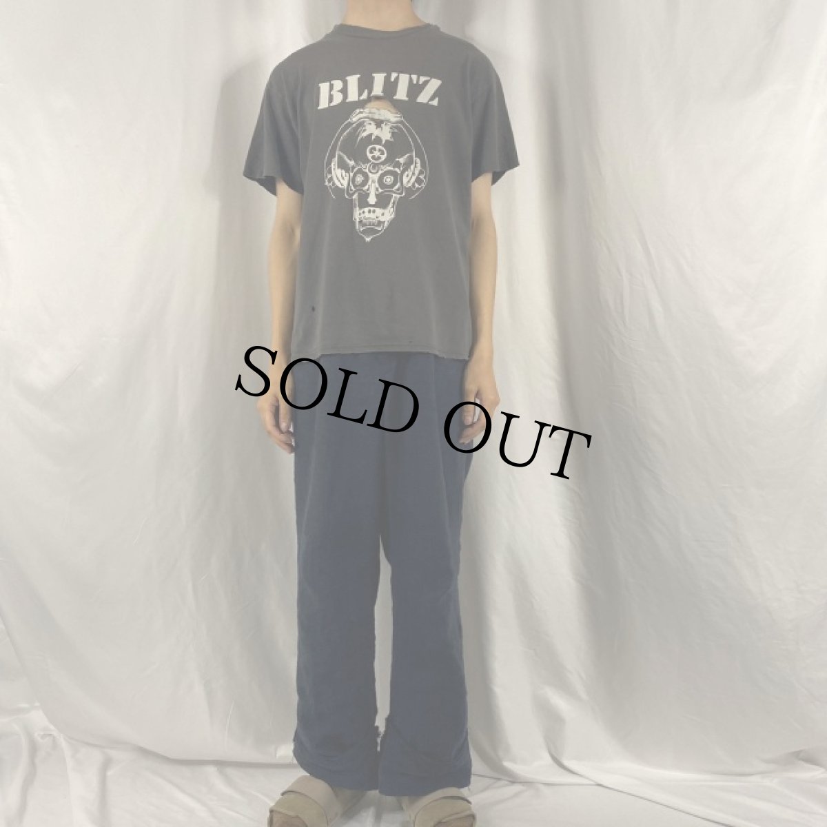 画像2: 80's~90's BLITS イングリッシュパンクロックバンドTシャツ (2)