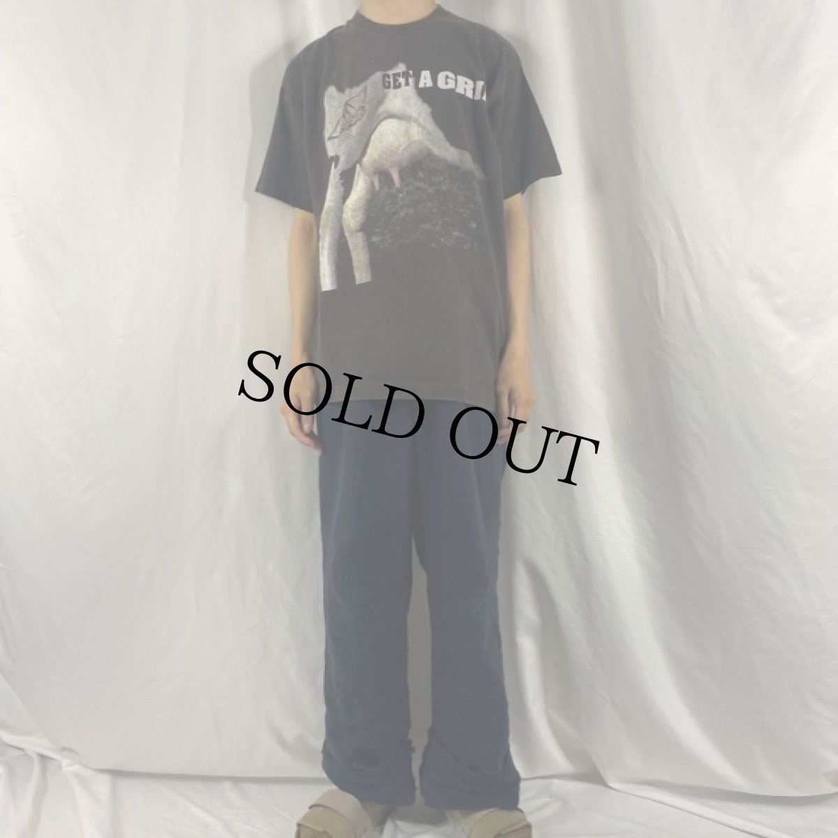 画像2: 90's AEROSMITH USA製 "Get a Grip"ハードロックバンドツアーTシャツ XL (2)