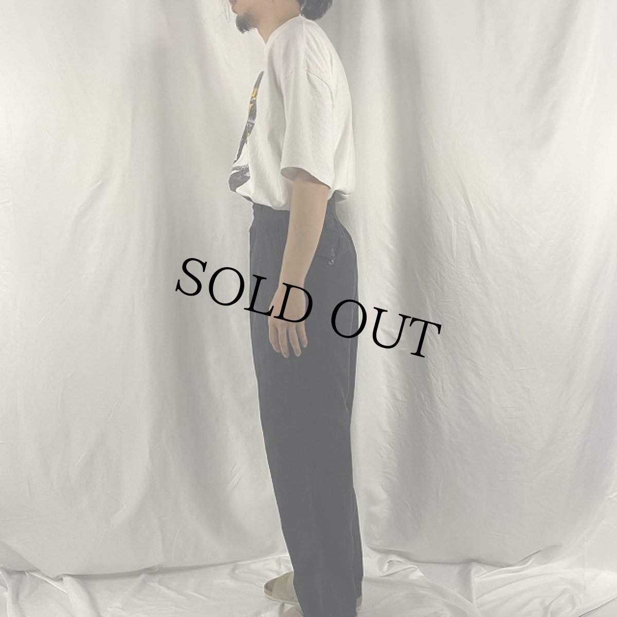 画像3: 80's ChinChin コットングルカパンツ W25-29 (3)