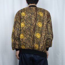 画像3: Addition-Elle CANADA製 総柄 レーヨンジップジャケット SIZE20 (3)