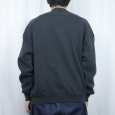 画像3: 90's MICKEY&CO. USA製 "ミッキー＆ミニー" キャラクタープリントスウェット BLACK XL (3)