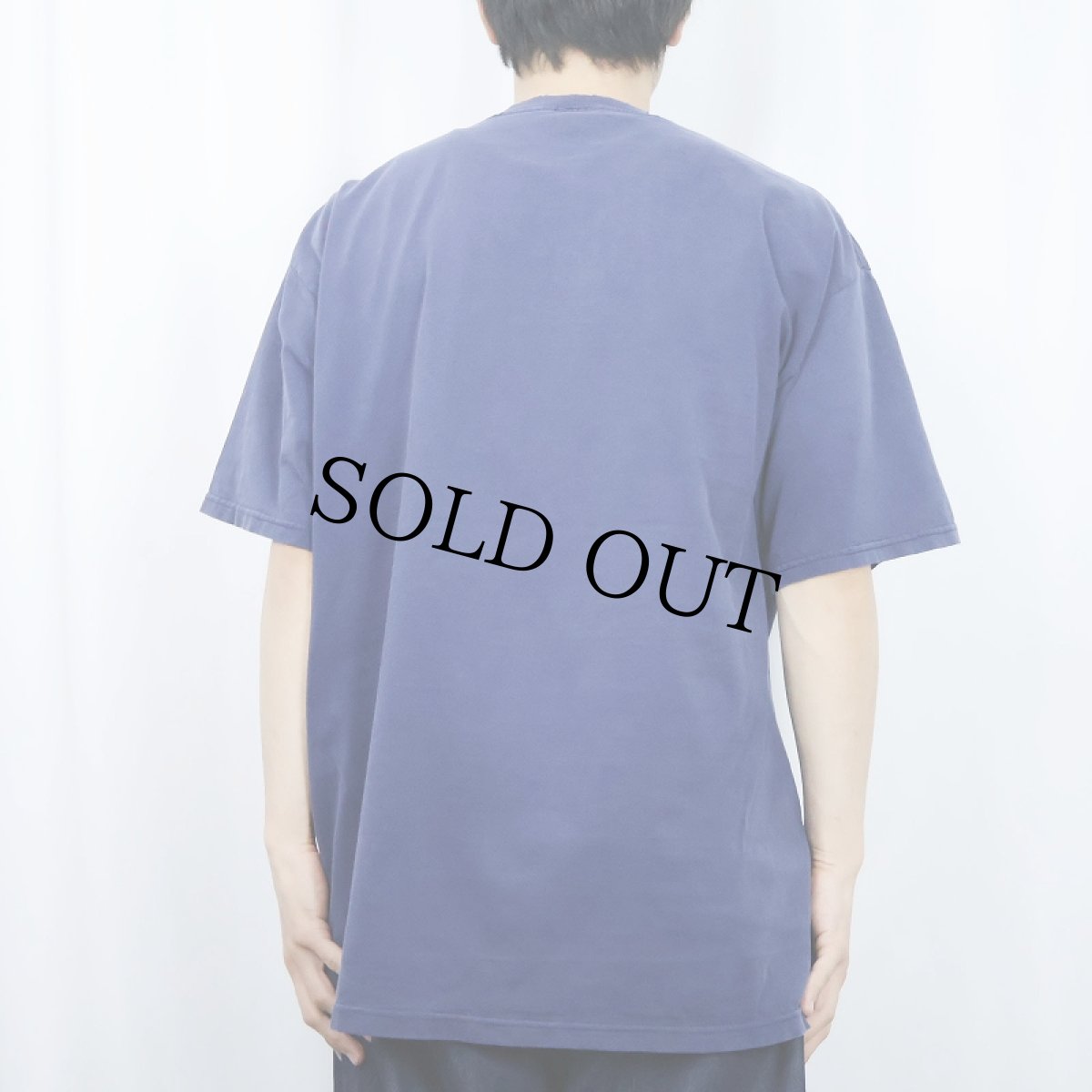 画像3: 90's "Internet was down..." メッセージプリントTシャツ NAVY XL (3)
