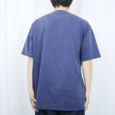 画像3: 90's "Internet was down..." メッセージプリントTシャツ NAVY XL (3)