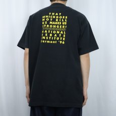 画像4: 90's National Debate Institute "LOGIC & LOVE" プリントTシャツ BLACK XL (4)