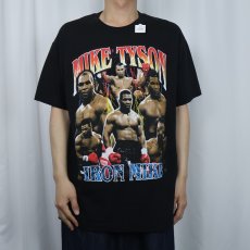 画像2: MIKE TYSON "IRON MIKE" ボクサープリントTシャツ BLACK (2)