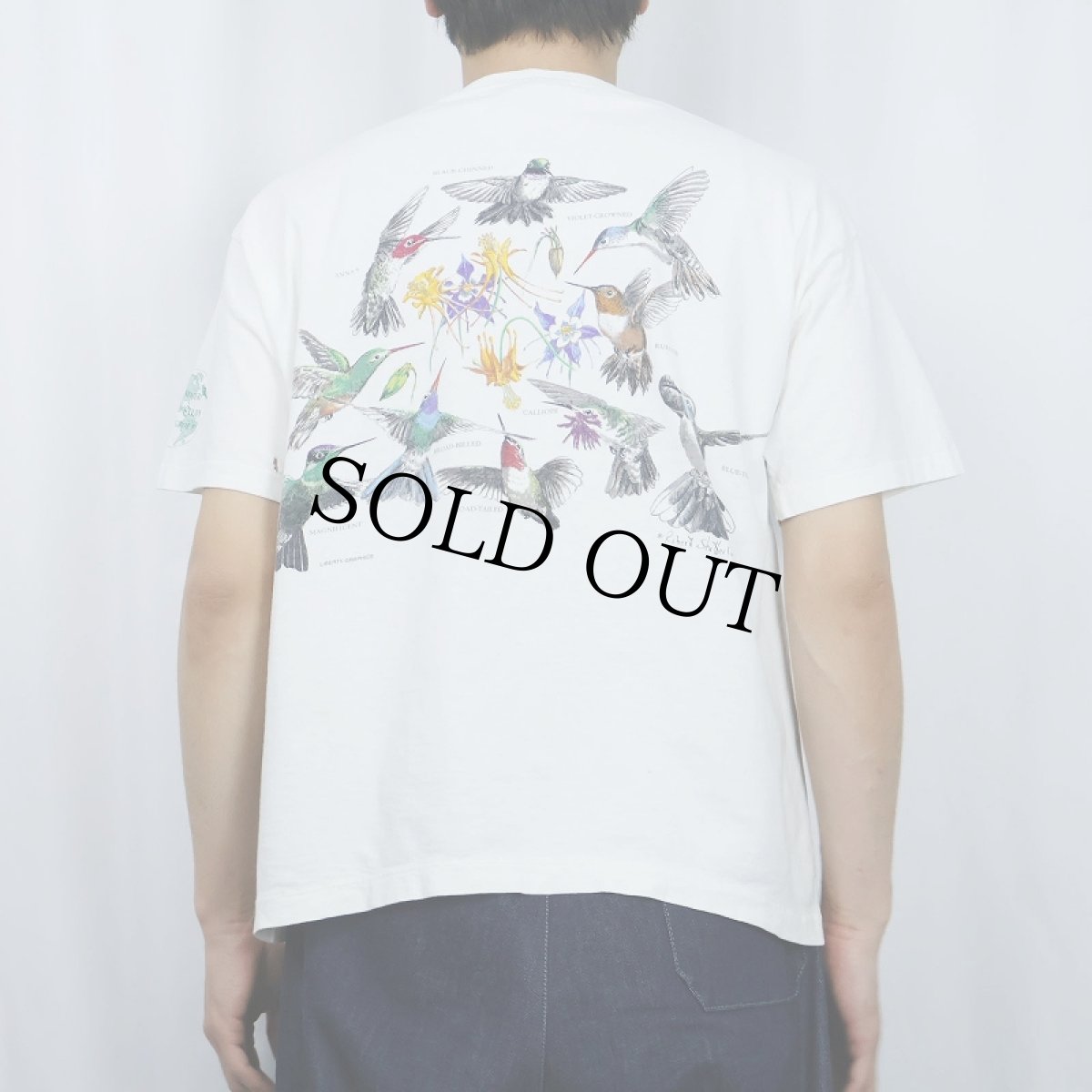 画像3: 90's LIBERTY GRAPHICS "Robert Shetterly" USA製 鳥イラストプリントTシャツ L (3)