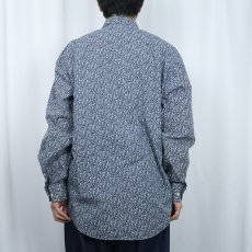 画像3: 90's BANANA REPUBLIC 総柄 コットンシャツ M (3)
