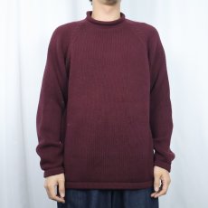 画像2: J.CREW ロールネック コットンニットセーター M (2)