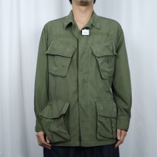 画像2: 60's U.S.ARMY ジャングルファティーグジャケット 3rd SMALL-SHORT (2)