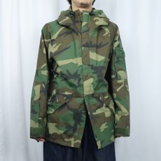 画像2: 90's U.S.MILITARY ECWCS ウッドランドカモ パーカー GEN1 中期型 MEDIUM-SHORT (2)