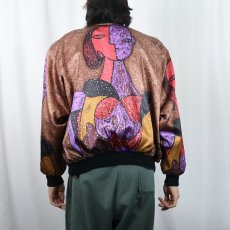 画像3: Pablo Picasso アート柄 ジップジャケット  (3)