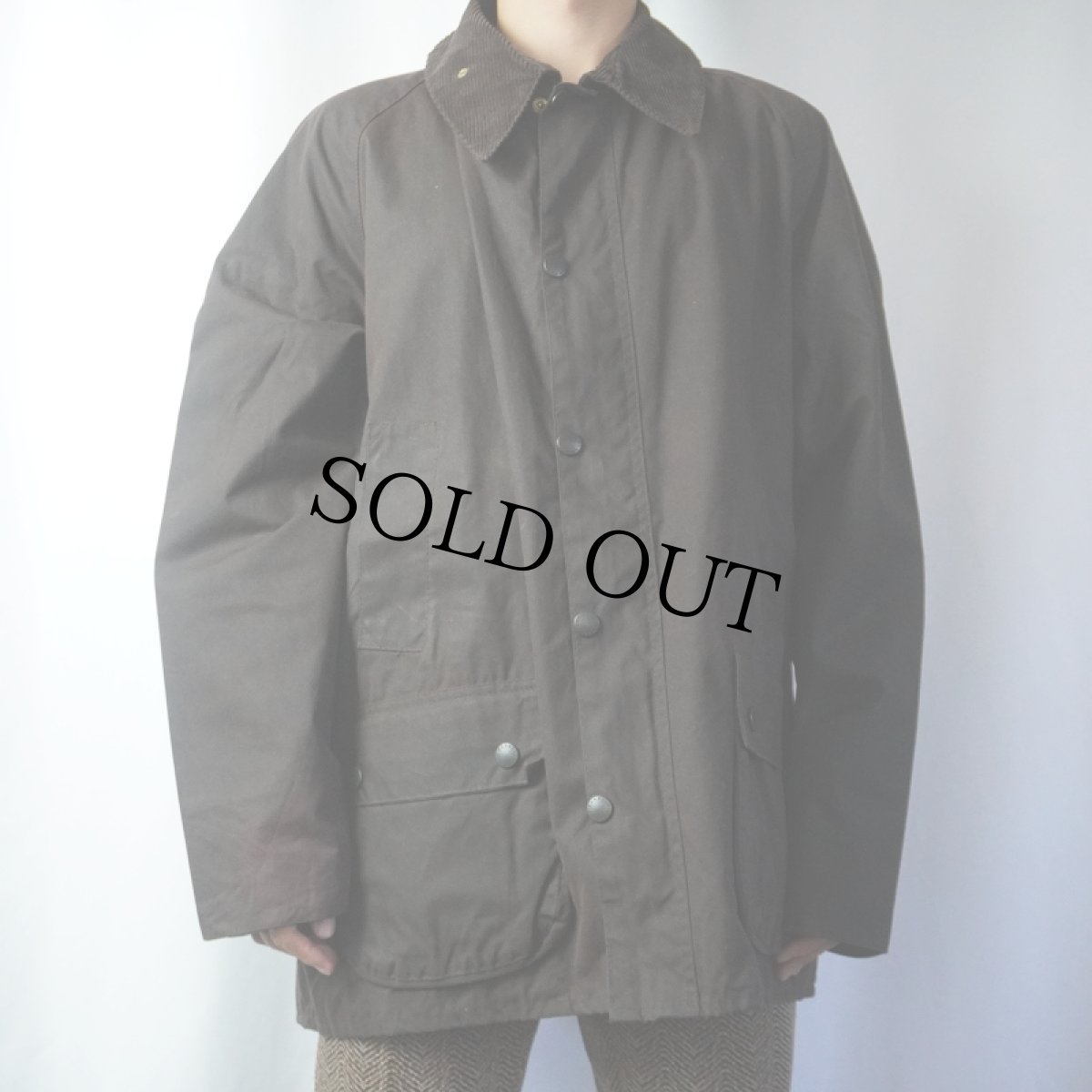 画像2: 90's Barbour ENGLAND製 "BEDALE" オイルドジャケット 3ワラント BURGUNDY (2)