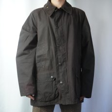 画像2: 90's Barbour ENGLAND製 "BEDALE" オイルドジャケット 3ワラント BURGUNDY (2)